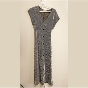 Striped jersey dress